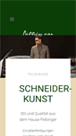 Mobile Screenshot of felbinger-herrenausstatter.de